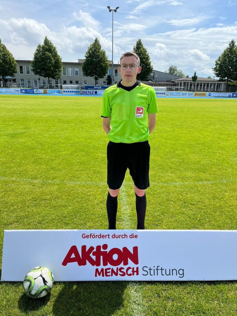 Kenth Joite beim Spieltag der Deutschen Amputierten-Fußball Bundesliga in Berlin